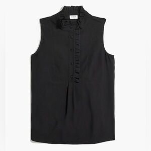 J. Crew Women's Black Sleeveless Top (size 6)